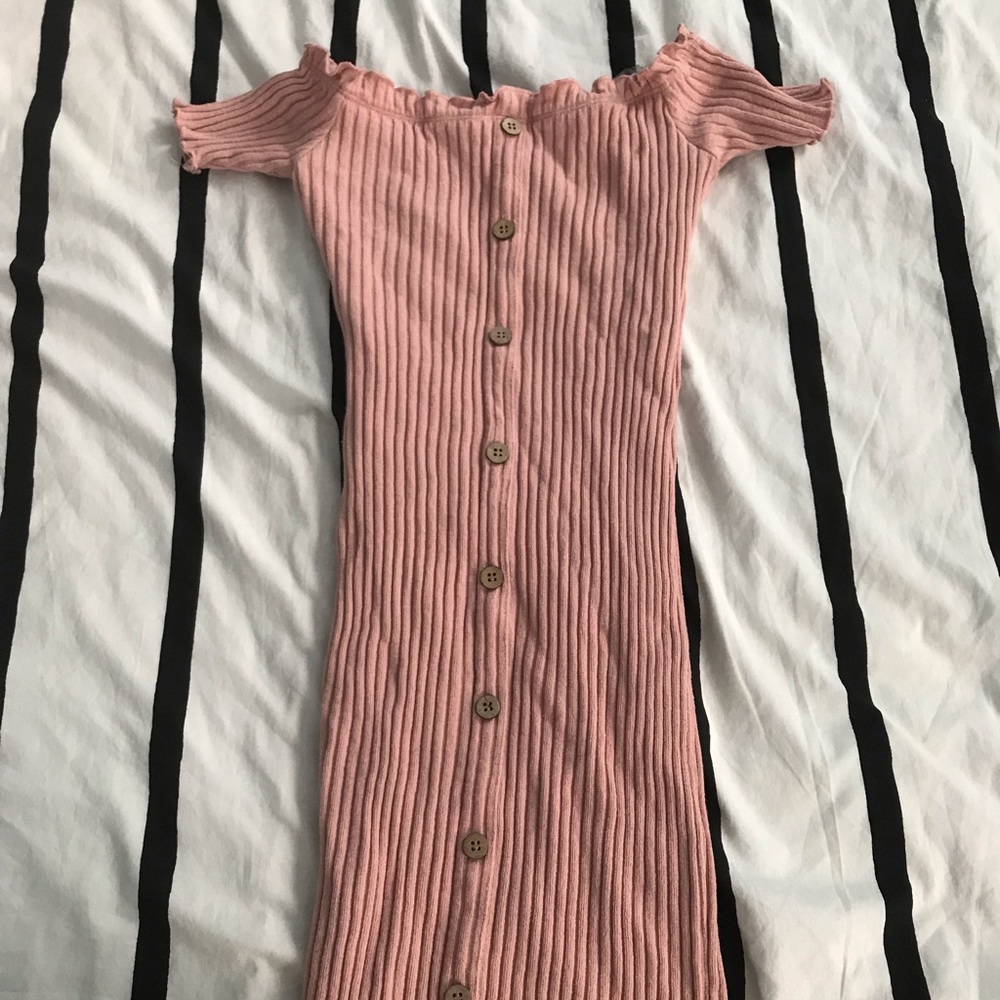 Off-the-shoulder dress